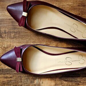 Dressy Burgundy Flats